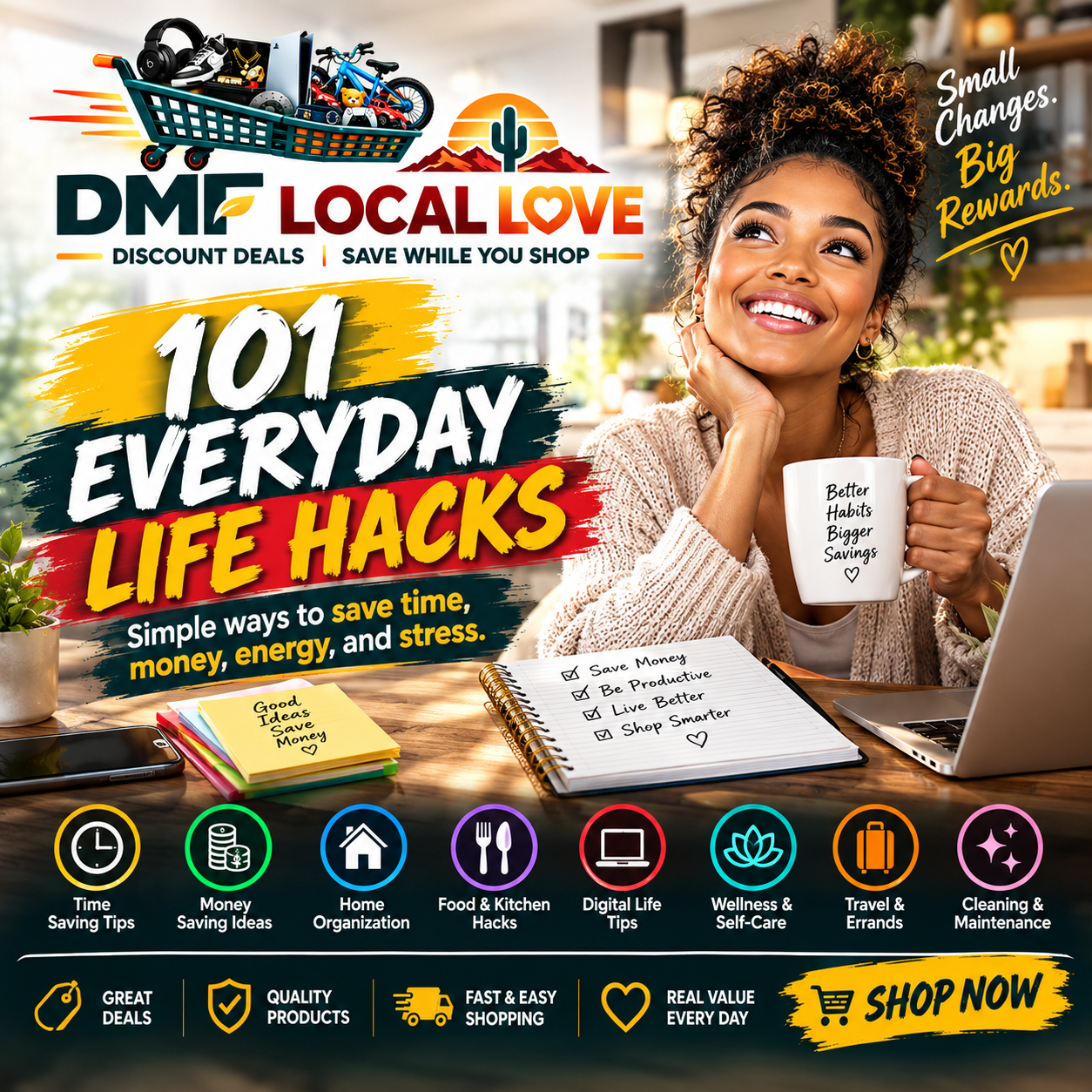 Everyday life hacks and savings guide